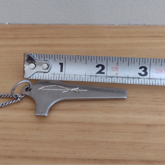 Vtg Catholic Pax Cross Crucifix Easter Pendant Necklace Religious Silver Tone - Picture 6 of 6